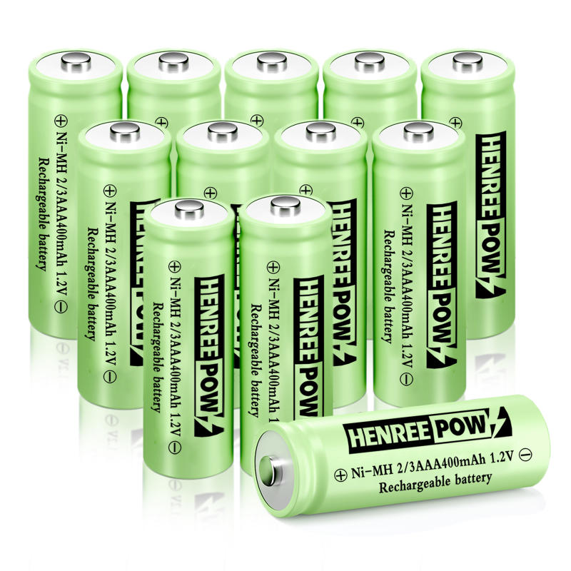 Henreepow 1.2V 600mAh aa ni-mh batris ailwefradwy